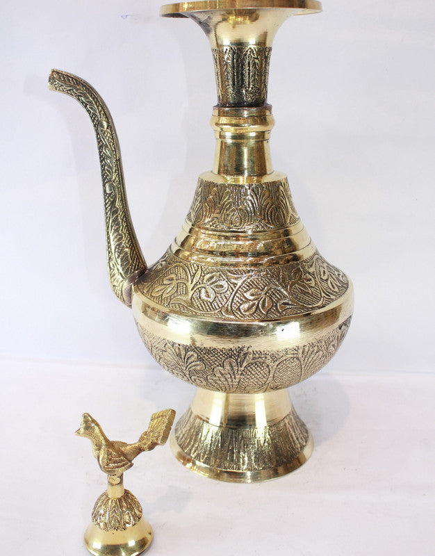 Brass Designer Surahi Jug 1544g
