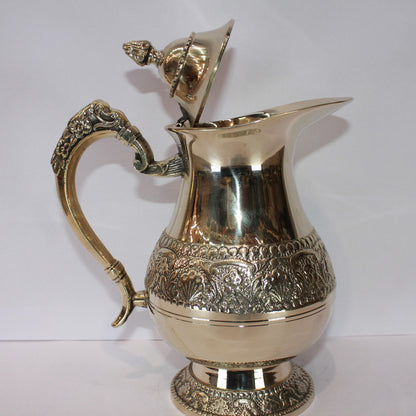 Brass Water Jug Pitcher 1154g
