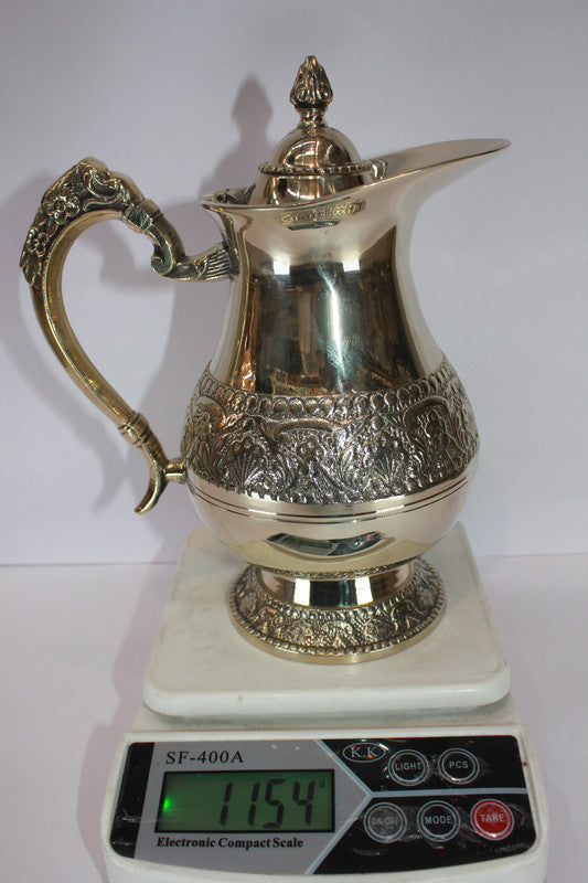 Brass Water Jug Pitcher 1154g