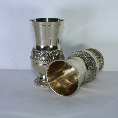 Brass Glass Set of 2 228g