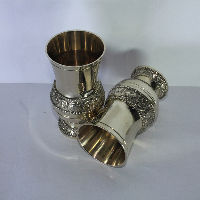 Brass Glass Set of 2 228g