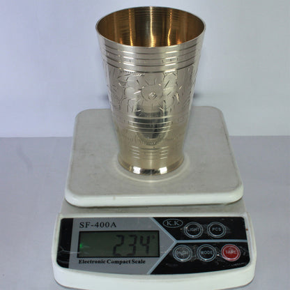 Brass Glass Set of 2 234g