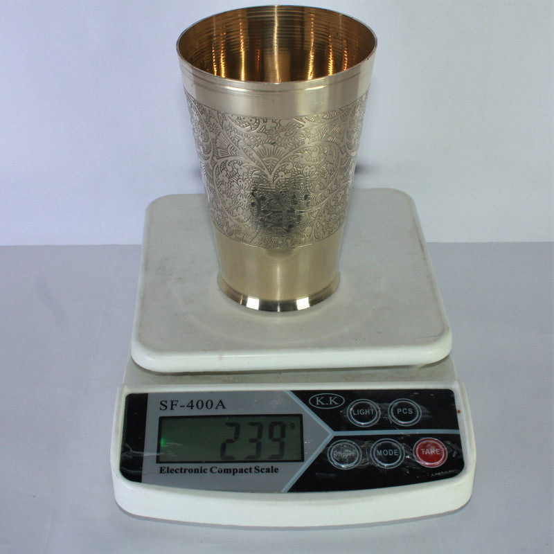Brass Glass Set of 2 239g