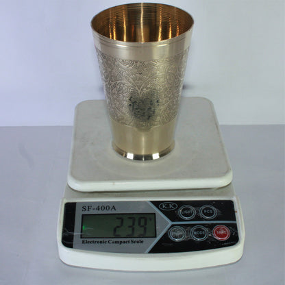 Brass Glass Set of 2 239g