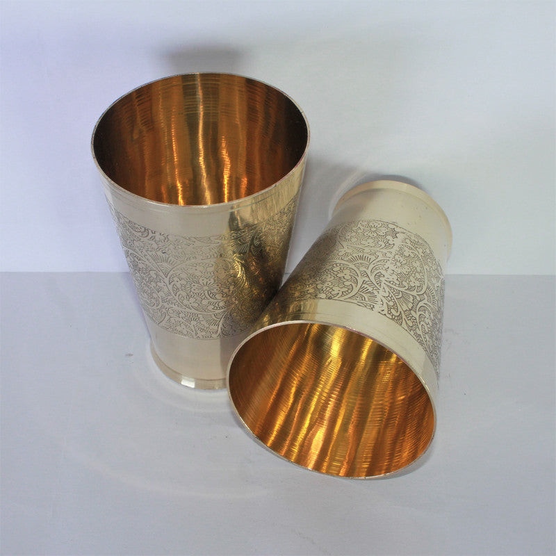 Brass Glass Set of 2 239g