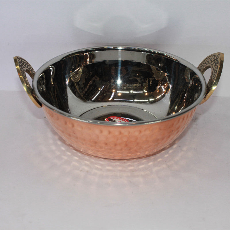 Steel Copper Kadai 412g