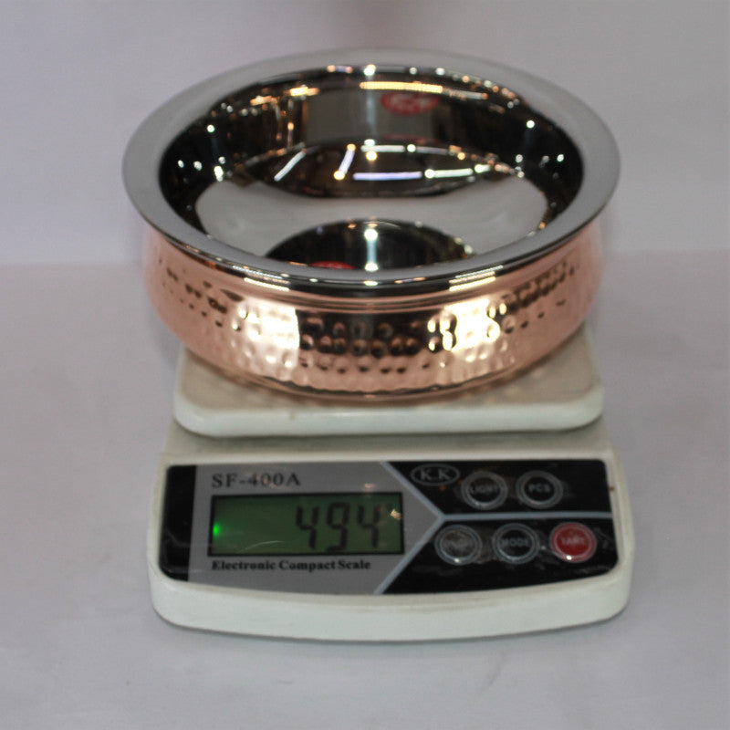 Steel Copper Handi Bowl 494g