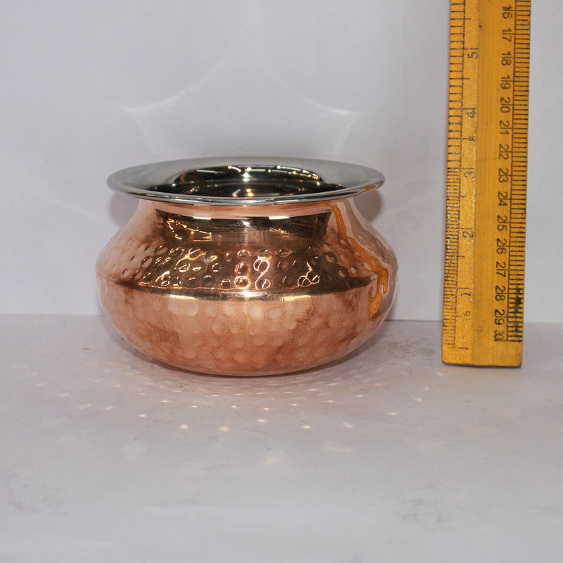 Steel Copper Handi Bowl 492g