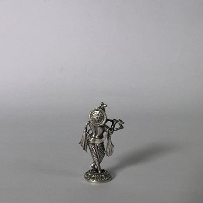 Pure Silver Krishna Idol for temple