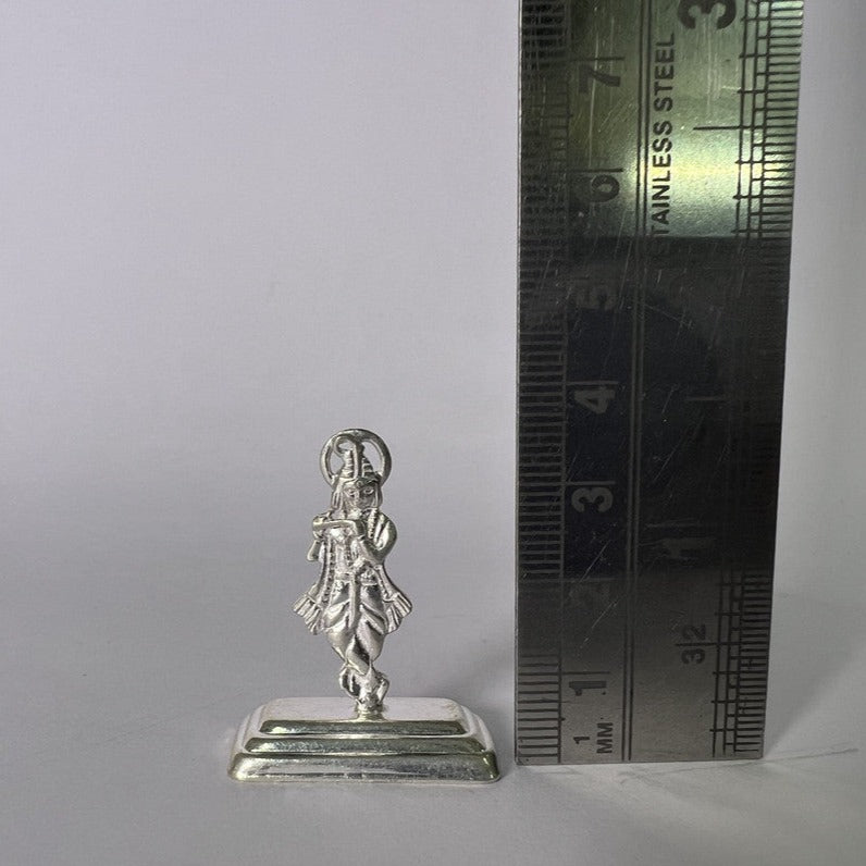 Pure Silver Krishna idol