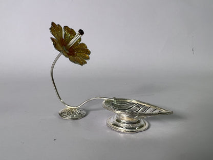 Pure Silver Mohini Deepam in Yellow color