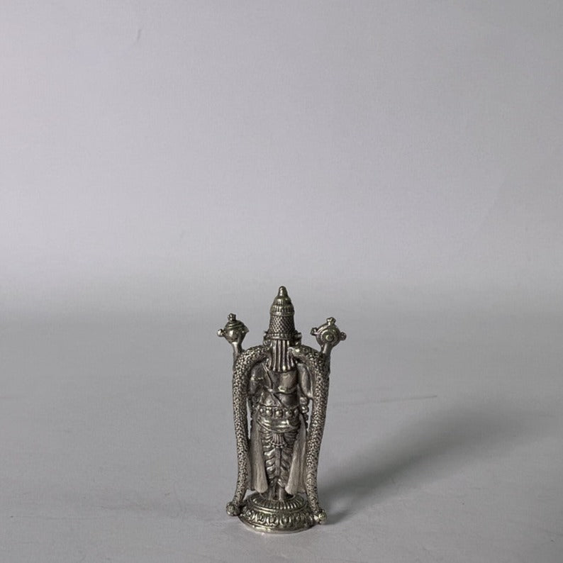 Pure Silver Balaji idol for pooja