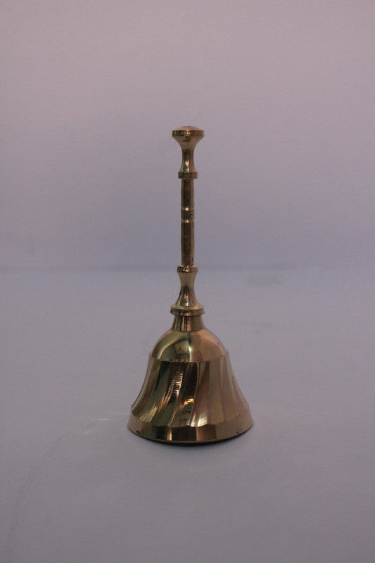 Brass Pooja Bell with Beautiful Handle 58gm
