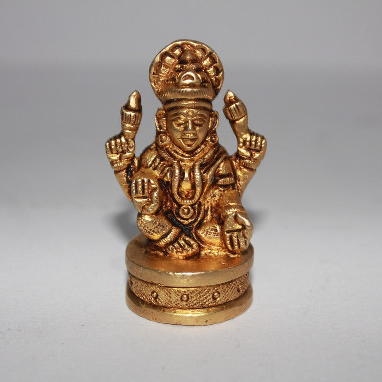 Brass Kuber Ji Idol Statue 106gm - PUSHMYCART