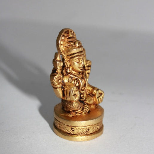 Brass Kuber Ji Idol Statue 106gm - PUSHMYCART