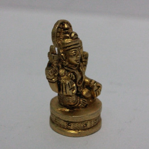 Brass Kuber Ji Idol Statue 106gm - PUSHMYCART