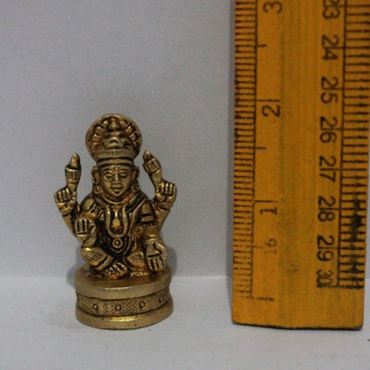 Brass Kuber Ji Idol Statue 106gm - PUSHMYCART