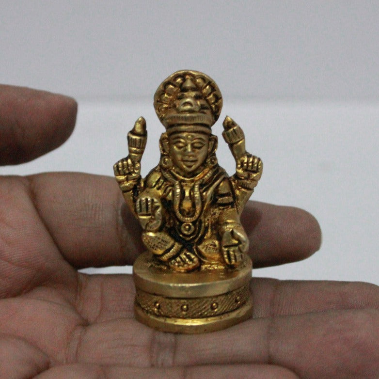 Brass Kuber Ji Idol Statue 106gm - PUSHMYCART