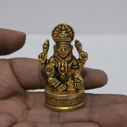 Brass Kuber Ji Idol Statue 106gm - PUSHMYCART