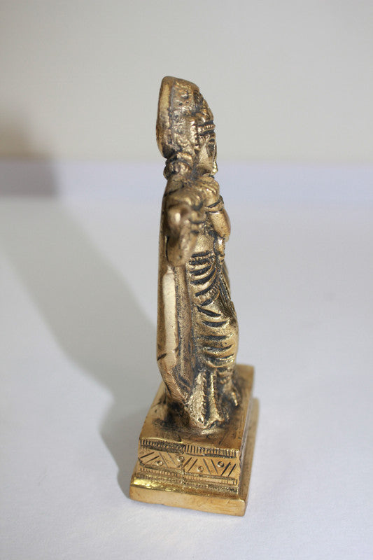 Brass Radha Krishan Statue 427g - PUSHMYCART
