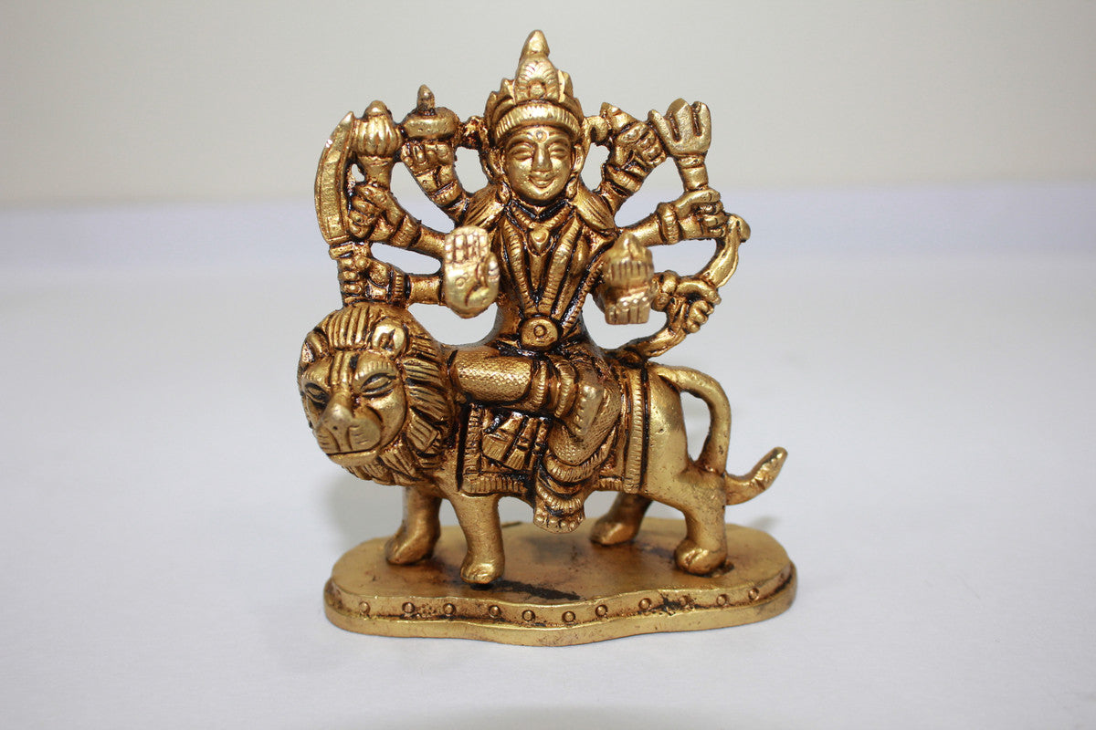 Brass Durga Ji God Idol Statue 360g