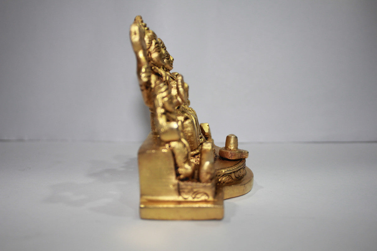Brass Shiv Parivar Idol Statue 807g - PUSHMYCART