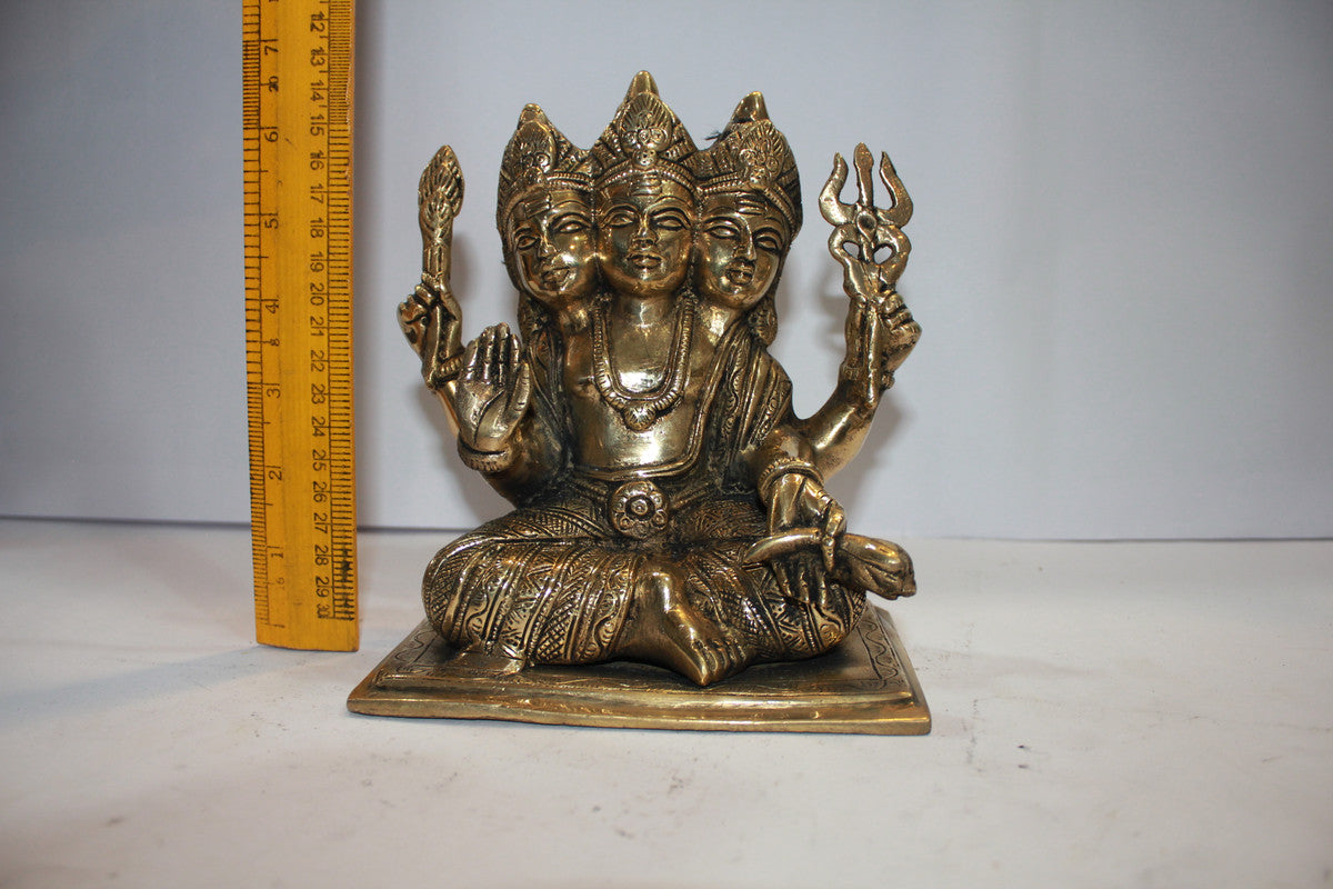 Brass Kartikeya Statue Idol 2600g - PUSHMYCART