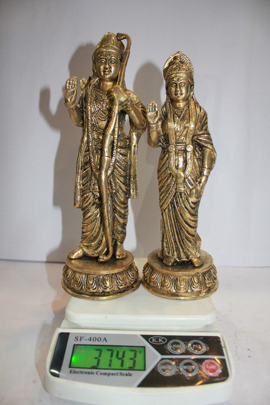 Ram Sita Statue Pair Statue 3743g - PUSHMYCART