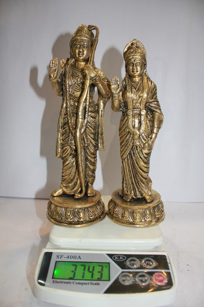 Ram Sita Statue Pair Statue 3743g - PUSHMYCART