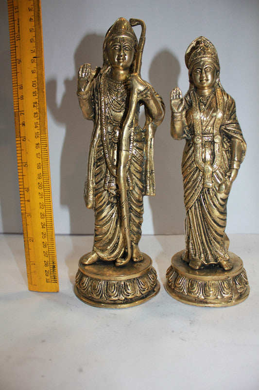 Ram Sita Statue Pair Statue 3743g - PUSHMYCART
