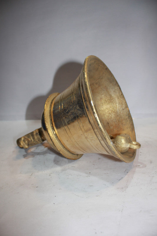 Brass Wall Hanging Bell Ghanta 4.0kg - PUSHMYCART