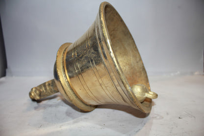 Brass Wall Hanging Bell Ghanta 4.0kg - PUSHMYCART