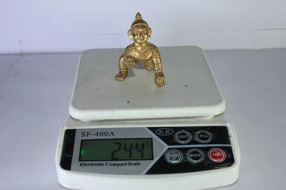 Brass Laddu Gopal Statue Idol 244g