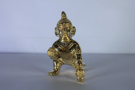 Brass Laddu Gopal Statue Idol 284g