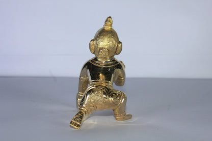 Brass Laddu Gopal Statue Idol 284g