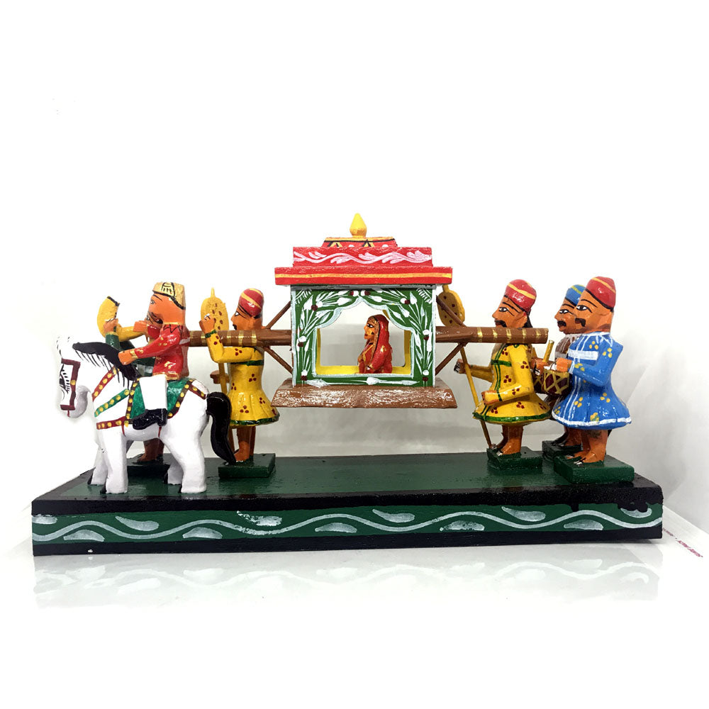 Traditional Bridal Palanquin Kondapalli Toys