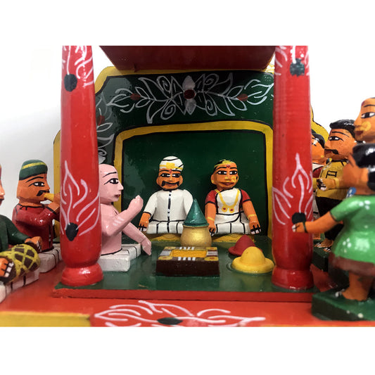 Traditional Marriage Show Piece - Kondapalli Bommalu - PUSHMYCART