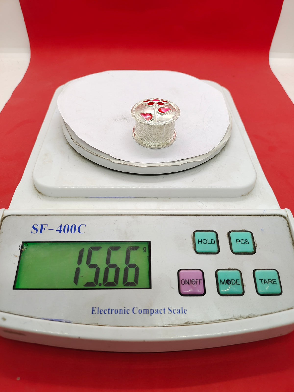 Pure Silver Kajal Box 15.6g - PUSHMYCART