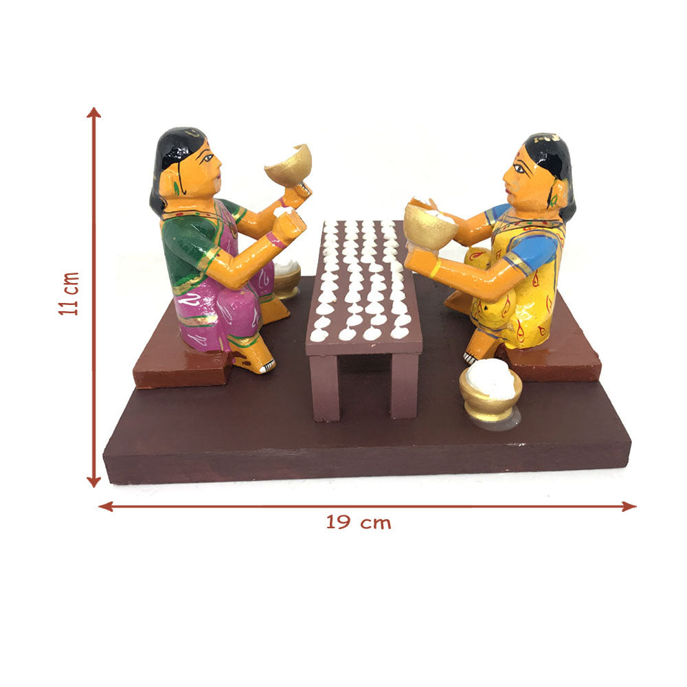 Vadiyalu(Sun dried crisps) making - Kondapalli Toys - PUSHMYCART