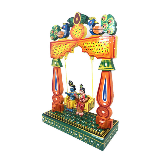 Krishna Jhula - Wooden Handicraft- Kondapalli - PUSHMYCART