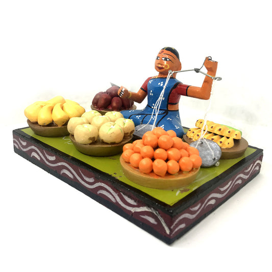 Lady selling fruits Kondapalli Toys