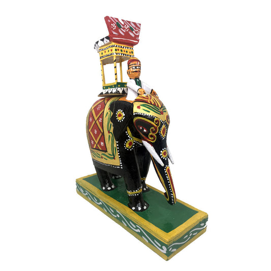 Elephant with Ambari (4 Inch Size)  - Kondapalli Toys - PUSHMYCART