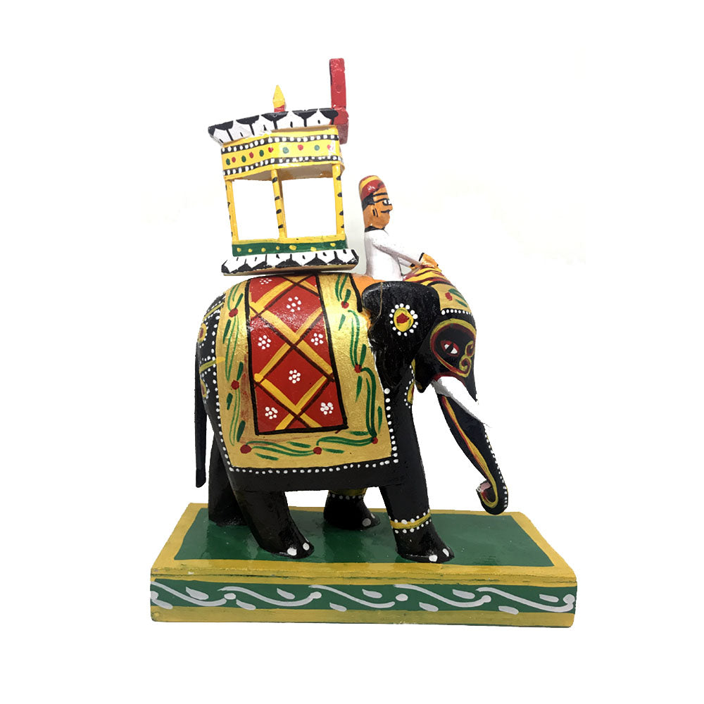 Elephant with Ambari |4 Inch Size  Kondapalli Toys