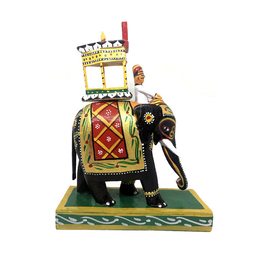 Elephant with Ambari |4 Inch Size  Kondapalli Toys