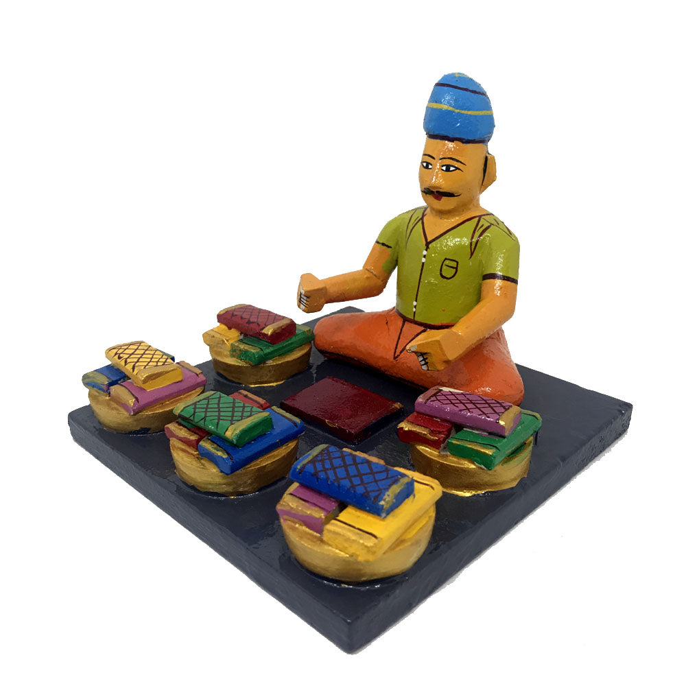 Village craftsman - Set of 6 - Kondapalli Toys - PUSHMYCART