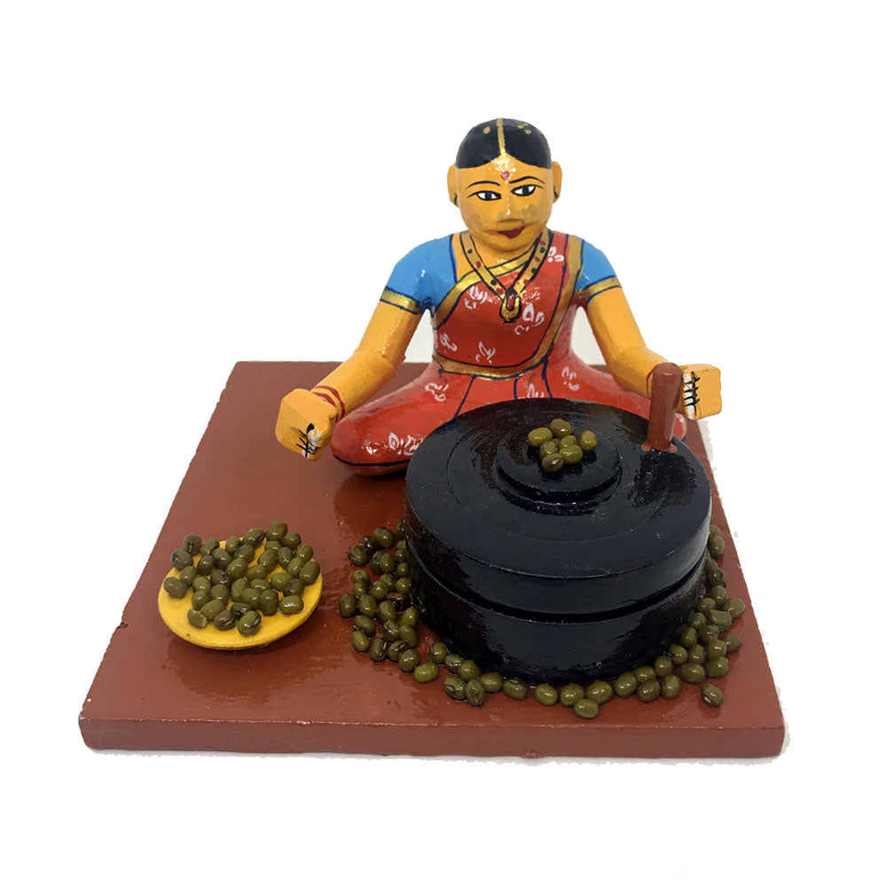 Village craftsman - Set of 6 - Kondapalli Toys - PUSHMYCART