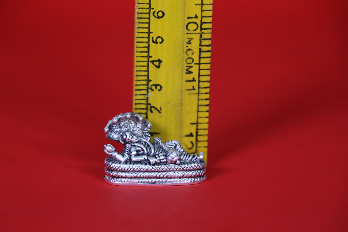 Pure Silver Ananthapadmanabha Swamy (Antique) 48.07 Grams - PUSHMYCART