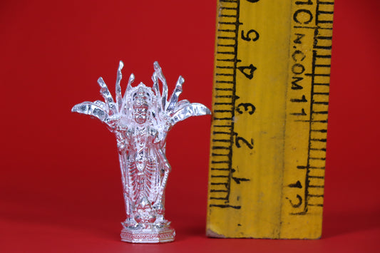 Pure Silver Satyanarayana Swami Solid 23.6 Grams - PUSHMYCART