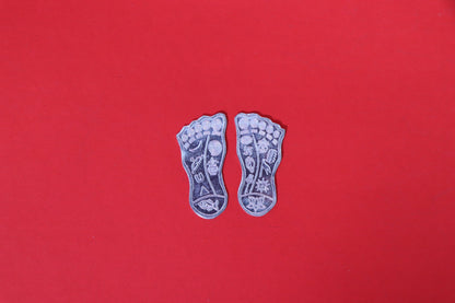 Pure Silver Laxmi Padalu 2 g - PUSHMYCART