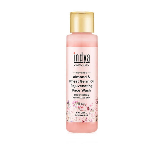Indya Almond  Wheat Germ Oil Rejuvenating Face Wash
